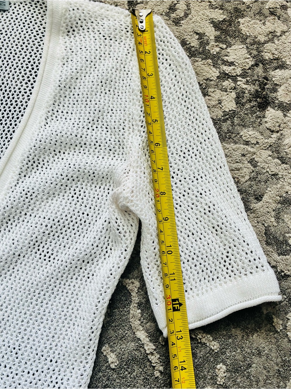Joseph Cream Open-Knit Lightweight Cardigan - Picture 5 of 8